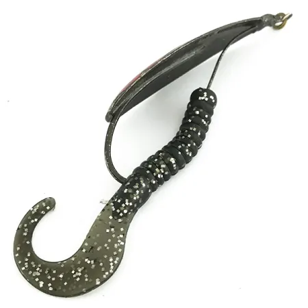 Weedless Johnson Silver Minnow Lepel, Zwart / Rood, 14g, #7071