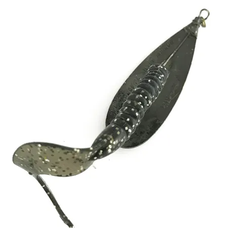Weedless Johnson Silver Minnow Lepel, Zwart / Rood, 14g, #7071