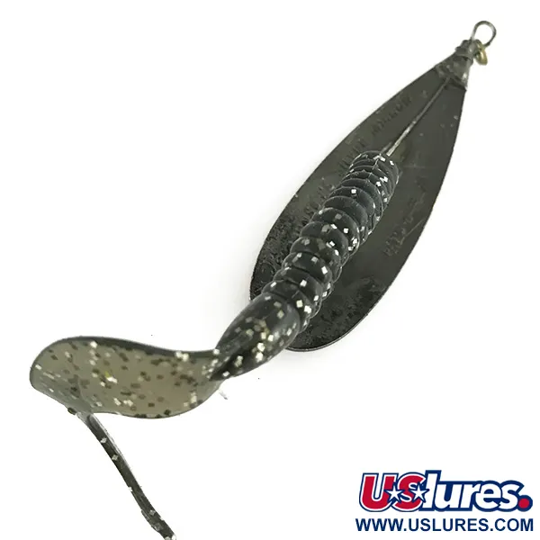 Weedless Johnson Silver Minnow Lepel, Zwart / Rood, 14g, #7071