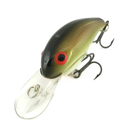 Bandit 200 Crankbait, Olijf-Goud, 8.5g, Interne Ratel, #7077