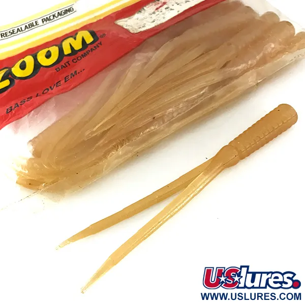 Zoom Split Tail Trailer softbait, Parelmoerwit, 10cm, #7092