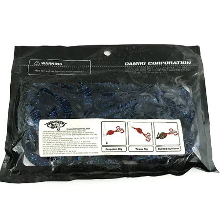 Damiki Monster Miki Softbait, Blauw, 18cm, Creature Bait, #7096