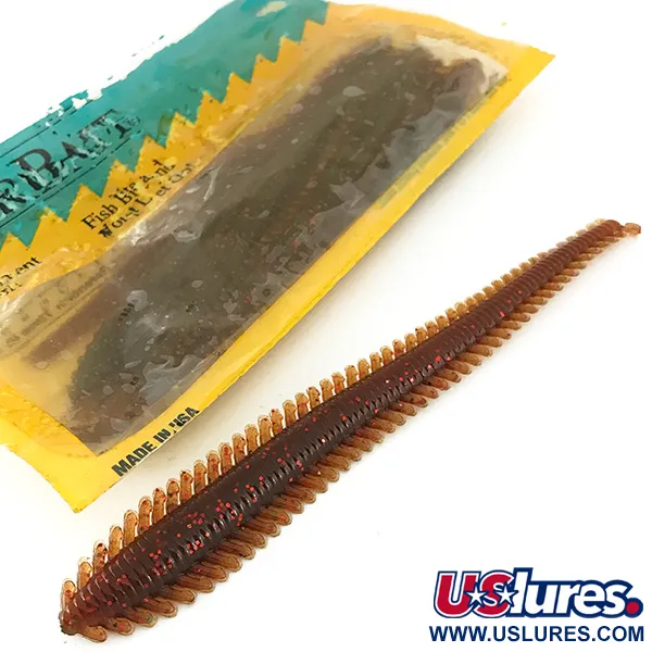 Berkley Power Worm softbait, Red, 17.3g, Geribbeld lichaam, #7097