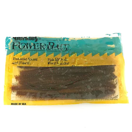 Berkley Power Worm softbait, Red, 17.3g, Geribbeld lichaam, #7097
