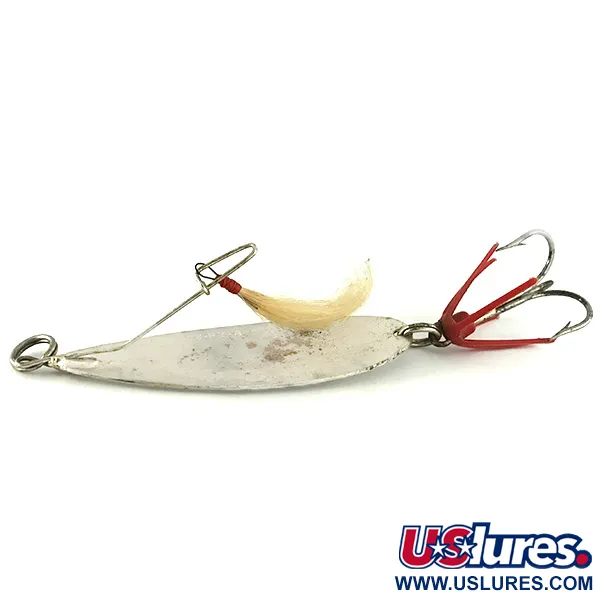 Johnson Silver Minnow Lepel, Zilver, 31g, Veren trailer, #7108