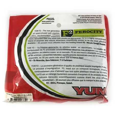 YUM Dinger, BLK Blue, 10cm, 14 stuks, softbait #7121