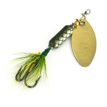 Yakima Bait Worden’s Original Rooster Tail Spinner, Goud, 2.6g, #7131