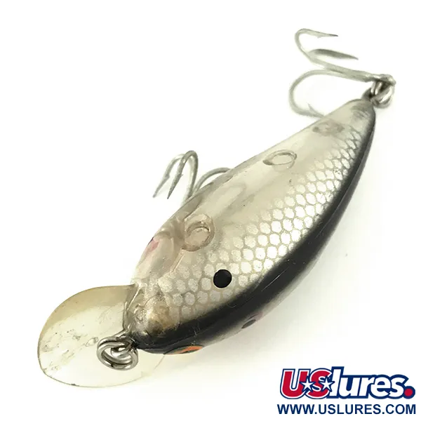 Bomber Model A Crankbait, Grijs, 9g, Honingraatpatroon, #7146