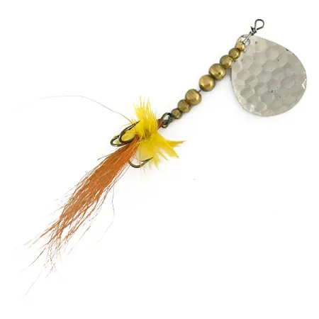 Renosky Lures Swiss Swing Hammered Spoon Spinner, Gehamerd nikkel, 7g, Verendreg, #7151