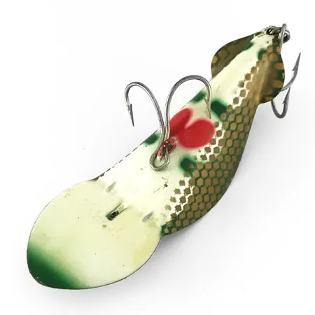 Buck Perry Spoonplug, Wit/Groen/Rood, 21g, Structuurvissen, #7152