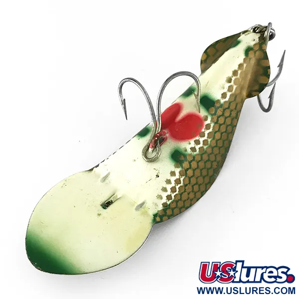 Buck Perry Spoonplug, Wit/Groen/Rood, 21g, Structuurvissen, #7152