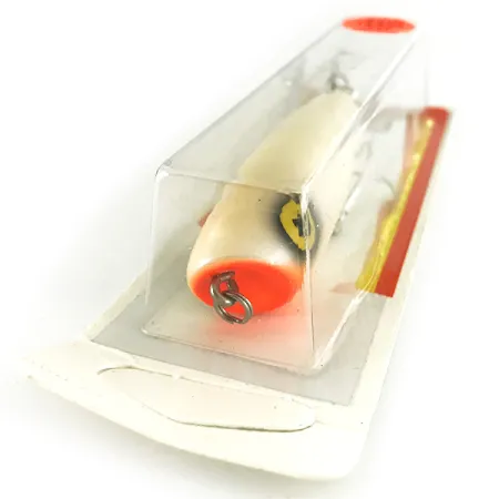 Luhr Jensen P.J.POP, Pearl / Red, 17g, Topwater Popper #7158
