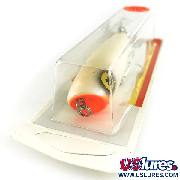Luhr Jensen P.J.POP, Pearl / Red, 17g, Topwater Popper #7158