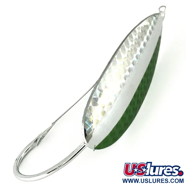 Herter's Olson Minnow Wiervrije Lepel, Nikkel/Groen, 31g, #7160