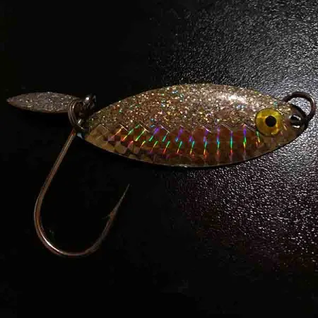 Flashy Fish Lures Flashy Fish Lepel, Goud / Zilver, 6g, #7173