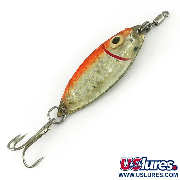 Other Premium Bass Minnow Jig, Spiegelzilver / Oranje, 6,5g, #7174