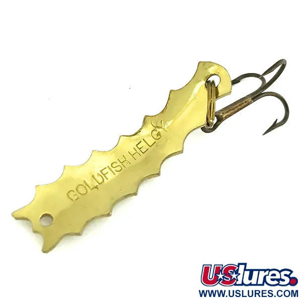 Al's Goldfish Goldfish Helgy Lepel, Goud / Rode Ogen, 4.5g, #7244