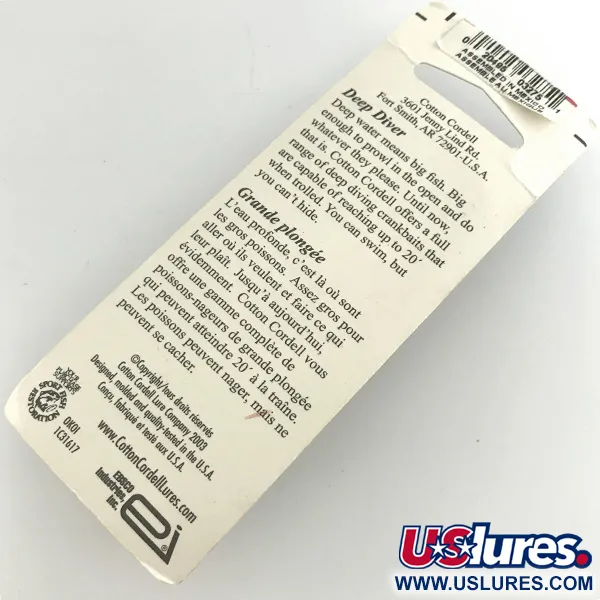 Cotton Cordell Grappler Shad Plug, Goud, 7g, Dieplopend #7255