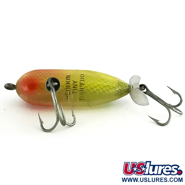Heddon Tiny Torpedo Oppervlaktelaas, Pike / Red, 7g, Propeller, #7271