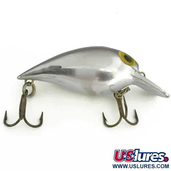 Storm Short Wart Plug, Mirror Silver, 8g, Pre-Rapala, #7279