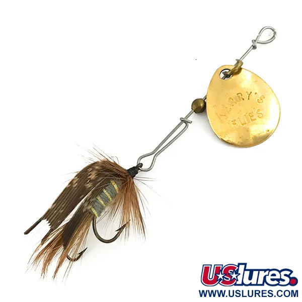 Jerry's Flies Spinner, Goud, 1.4g, Veren, #7296