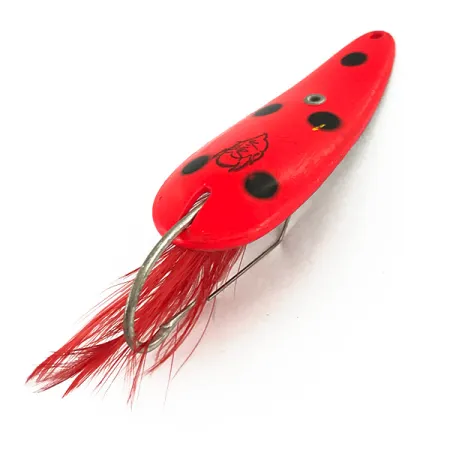 Eppinger Weedless Dardevle Imp Lepel, Rood/Zwart/Nikkel, 11g, #7318