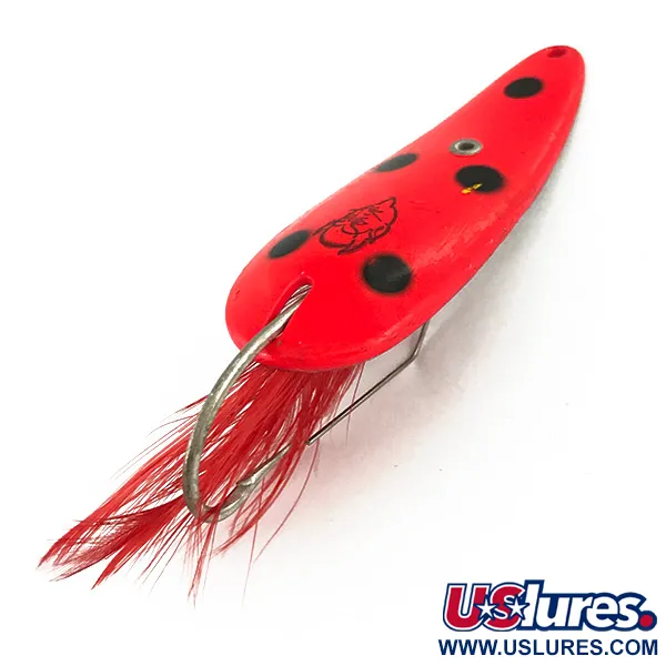 Eppinger Weedless Dardevle Imp Lepel, Rood/Zwart/Nikkel, 11g, #7318