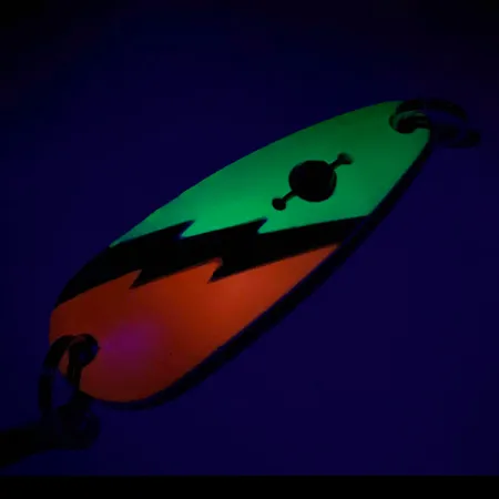 Red Eye Lures Red Eye Evil Eye Lepel, Geel/Oranje/Nikkel, 14g, #7319