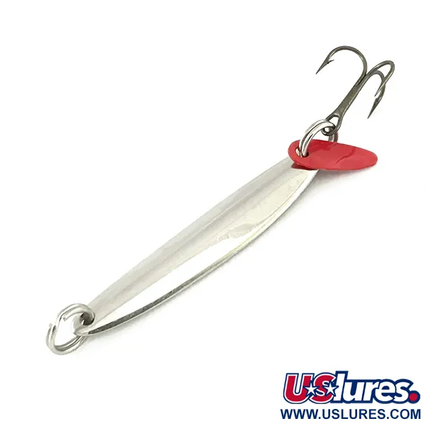 Bay de Noc Swedish pimple Verticale jig, Nikkel / Geel, 5,5g, #7324