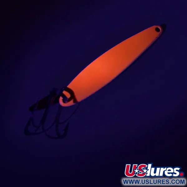 Bay de Noc Swedish Pimple Verticale Lepel, Roze, 7g, UV Glow, #7325