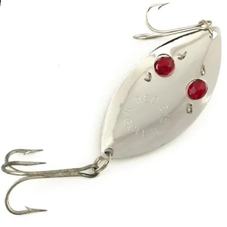 Eppinger Red Eye Wiggler Lepel, Nikkel / Rood, 25g, Kristalogen, #7334