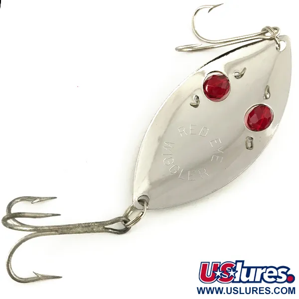 Eppinger Red Eye Wiggler Lepel, Nikkel / Rood, 25g, Kristalogen, #7334