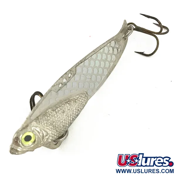 Bass Pro Shops Blade Bladebait, Nikkel/Regenboog, 14g, 3 gaten, #7335