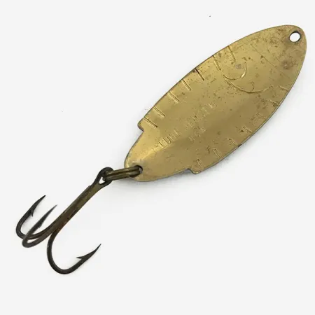 Luhr Jensen Krocodile Lepel, Black Trout, 7g, Messing, #7339