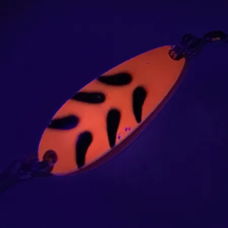 Luhr Jensen Krocodile UV Lepel, Fluorescent Orange / Black, 9g, #7341