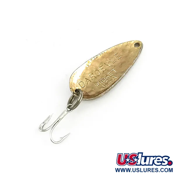 Dardevle Midget Crystal Lepel, Zilver Gehamerd, 6g, #7345