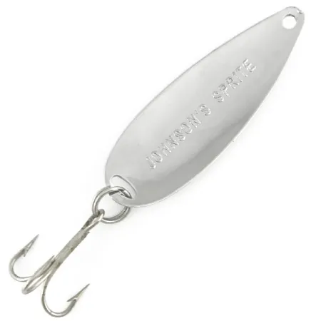 Johnson Sprite Lepel, Nikkel / Rood, 10g, Vintage USA, #7361