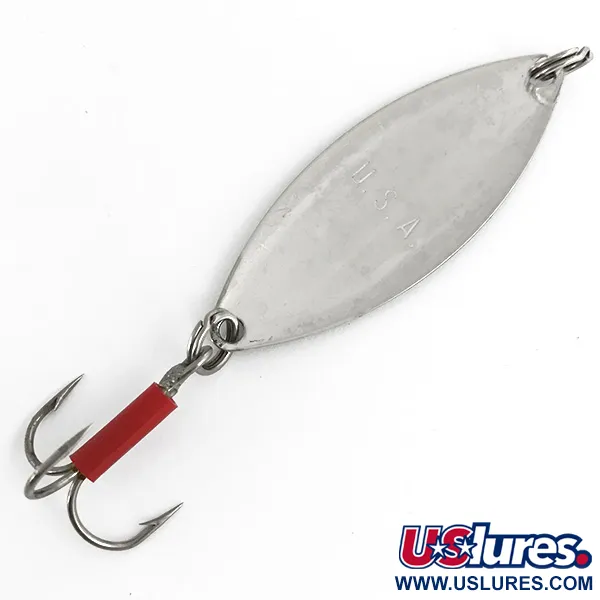 Mepps Spoon 2 Lepel, Nikkel, 9g, Rode Kous, #7375