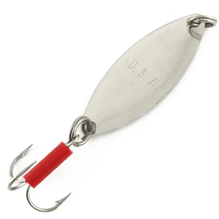 Mepps Spoon 1 Lepel, Rood/Nikkel, 7g, Holografisch Patroon, #7376