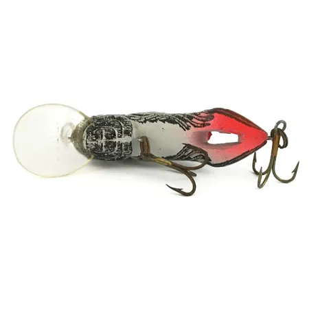Rebel WEE-CRAWFISH Crankbait, Zilver/Zwart, 6g, Kreeft-imitatie, #7387