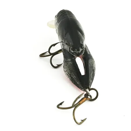 Rebel WEE-CRAWFISH Crankbait, Zilver/Zwart, 6g, Kreeft-imitatie, #7387