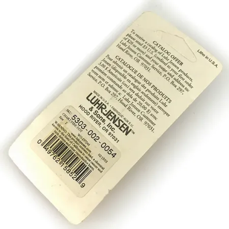 Luhr Jensen Loco 2 Lepel, Chart Fire Dot, 7g, Vintage, #7400