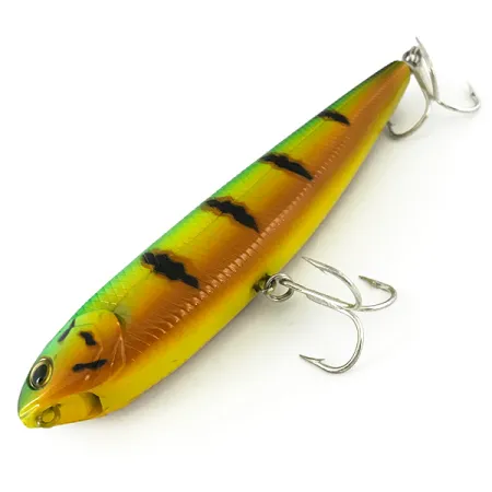 Bass Pro Shops XPS Slim Dog Stickbait, Peacock, 12g, Topwater, #7402