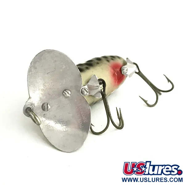 Fred Arbogast Jitterbug Oppervlakteplug, Tiger, 10g, Metalen Lip, #7406
