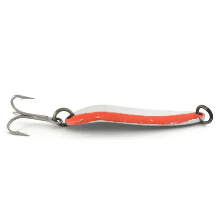 Luhr Jensen Krocodile Die #4 UV Lepel, Nikkel / Rood, 19g, UV, #7411