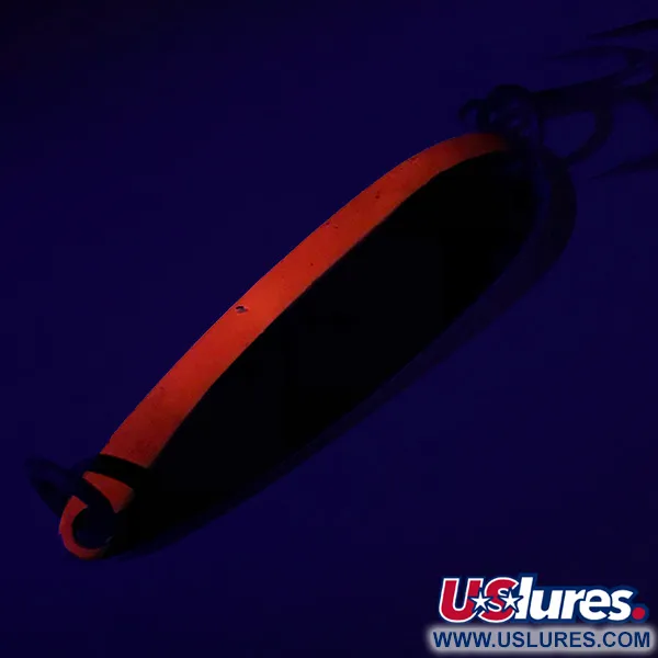 Luhr Jensen Krocodile Die #4 UV Lepel, Nikkel / Rood, 19g, UV, #7411