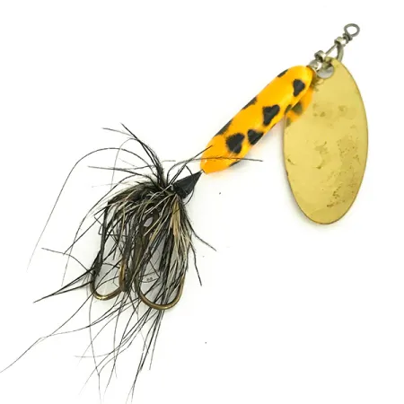 Worden’s Original Rooster Tail 3 Spinner, Goud, 6g, Hackle, #7412