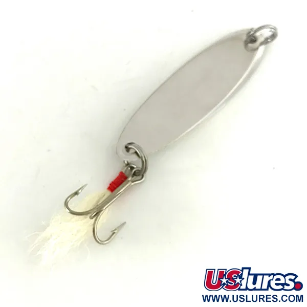 Acme Feathered Kastmaster Lepel, Chroom, 10.5g, Gevederde Dreg, #7419