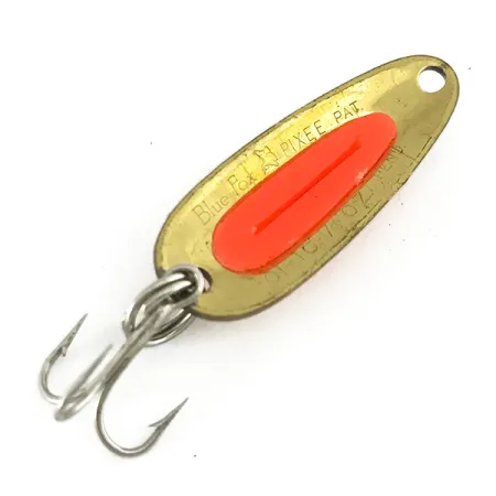 Blue Fox Pixee UV Lepel, Goud/Roze, 4.5g, UV-Zalmei, #7420