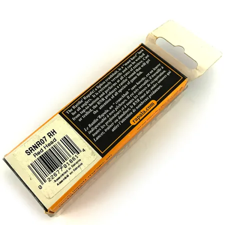 Rapala Rattl'n RAP Lipless Crankbait, Red Head, 16g, Zinkend, #SRNR07 RH